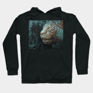 Jaguar in the Jungle  POSTERIZED Hoodie